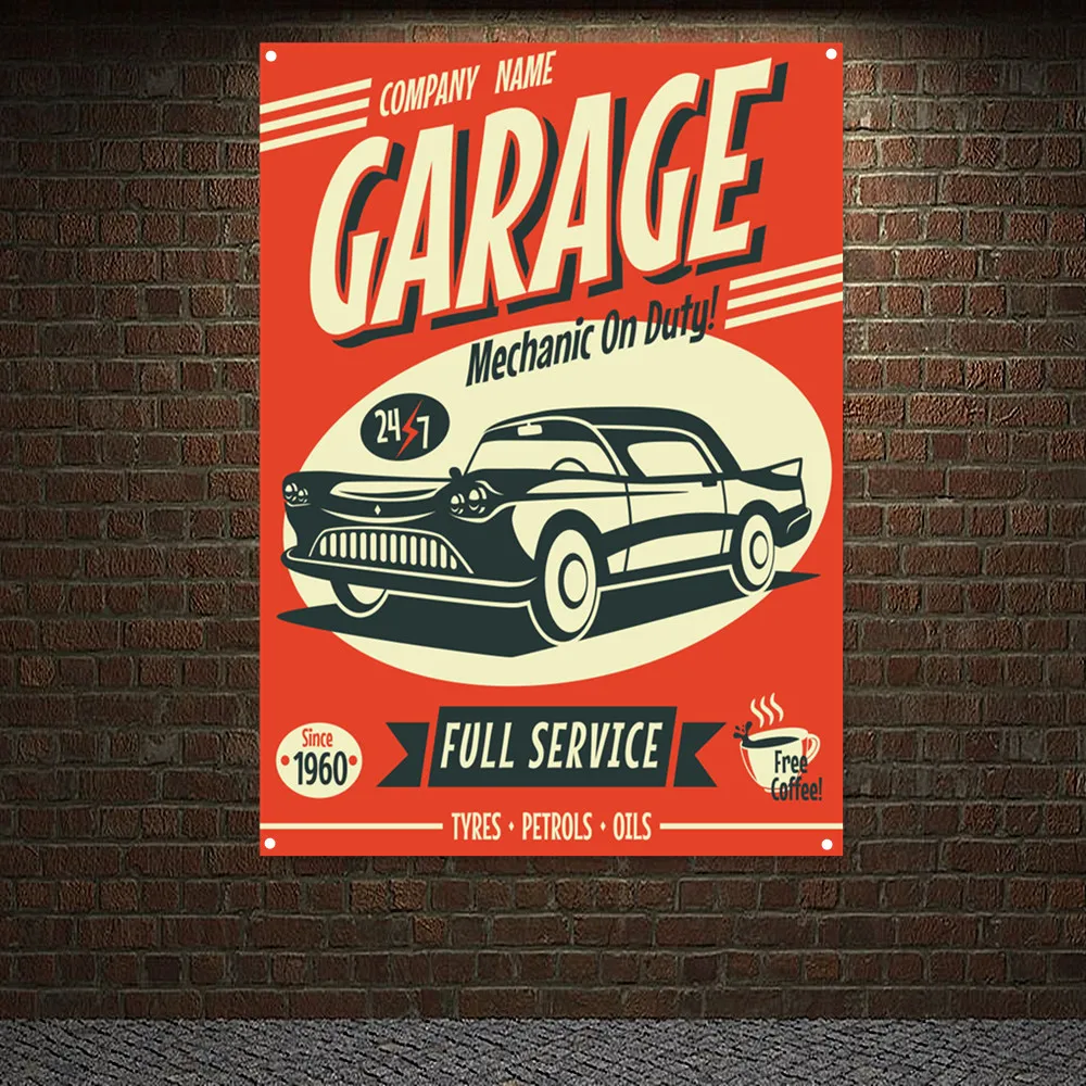 Affiche d'atelier de réparatio - Auto Repair Shop Banners avis et prix