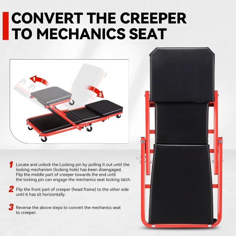 Z-Car Creeper Workshop Taboure - Garage Creeper Roller avis et prix