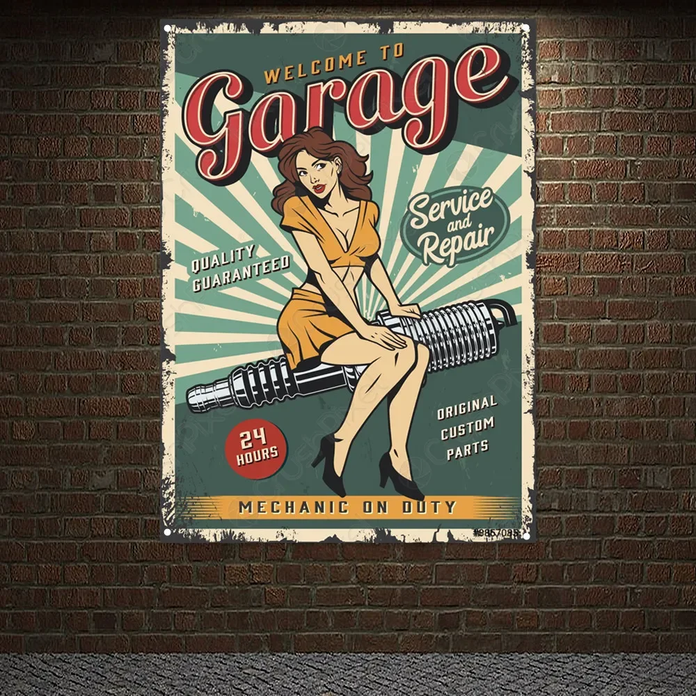 Bannière d'art mural d'atelier - Auto Repair Shop Banners avis et prix