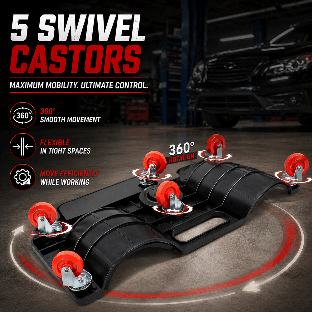Genouillère roulante portable  - Garage Creeper Roller avis et prix