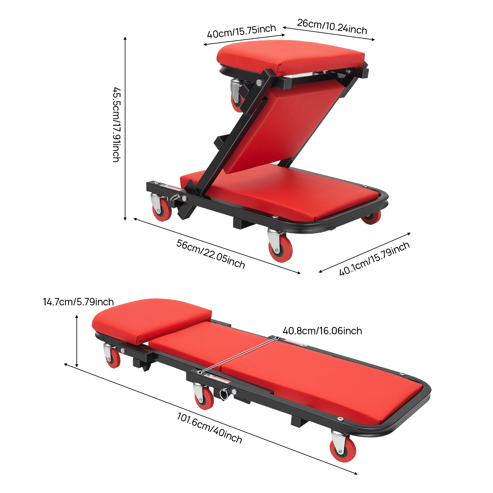 Chaise d'atelier pliable Z Cre - Garage Creeper Roller avis et prix