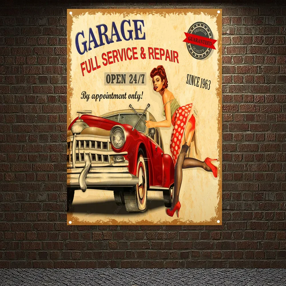 Vintage Car Full Service and R - Auto Repair Shop Banners avis et prix